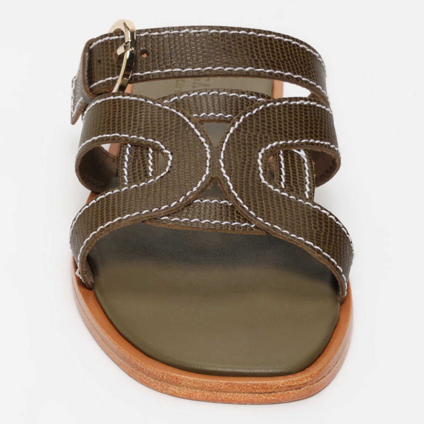 Sandalias Rocio - Kaki Lizard