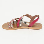 Sandalias Jengibre - Plum/Gold/Off White
