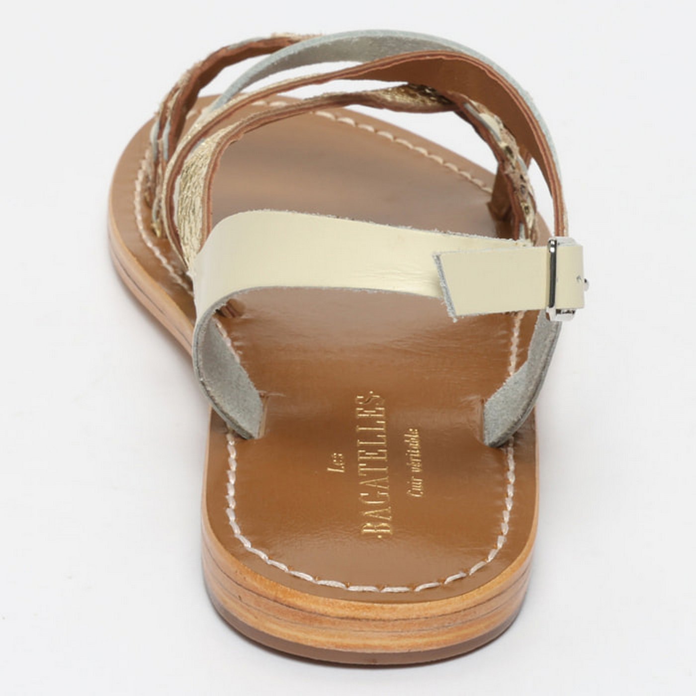 Sandales Jengibre - Beige Snake/Gold Crackle/Off White