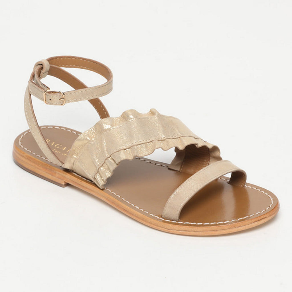 Amara Sandals - Gold Shimmer