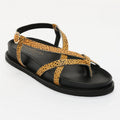 Sandalias Origone - Dots Cow/Black