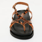 Origone Sandals - Brown Snake