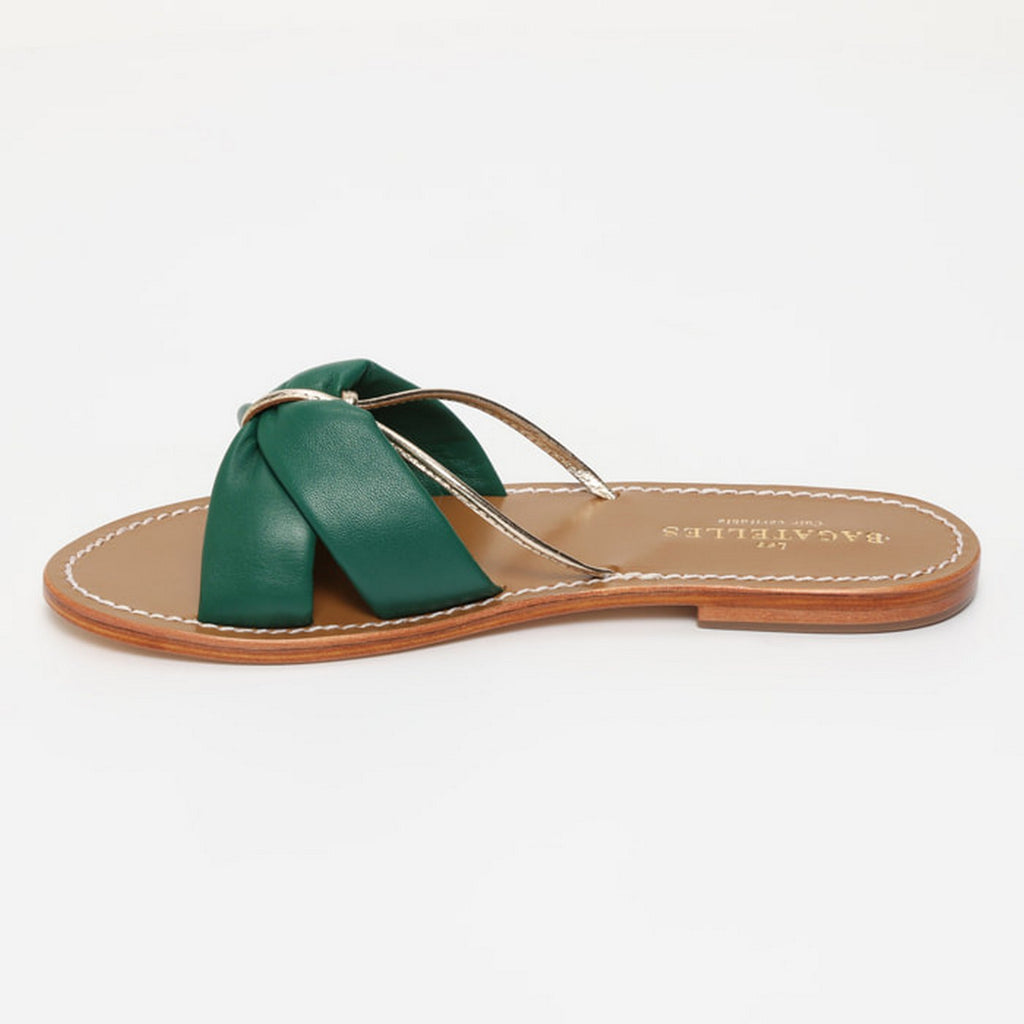 Soralune Sandals - Emerald/Gold