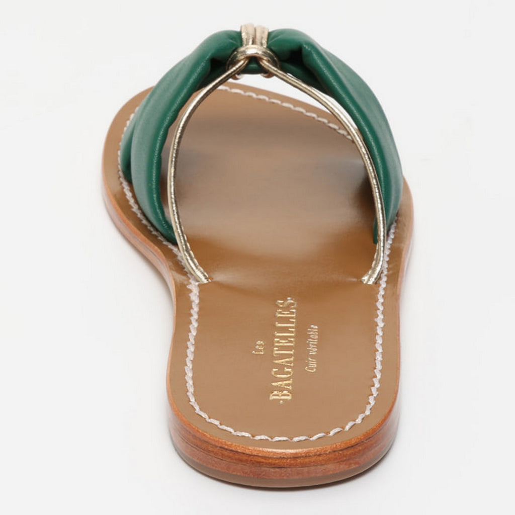 Soralune Sandals - Emerald/Gold