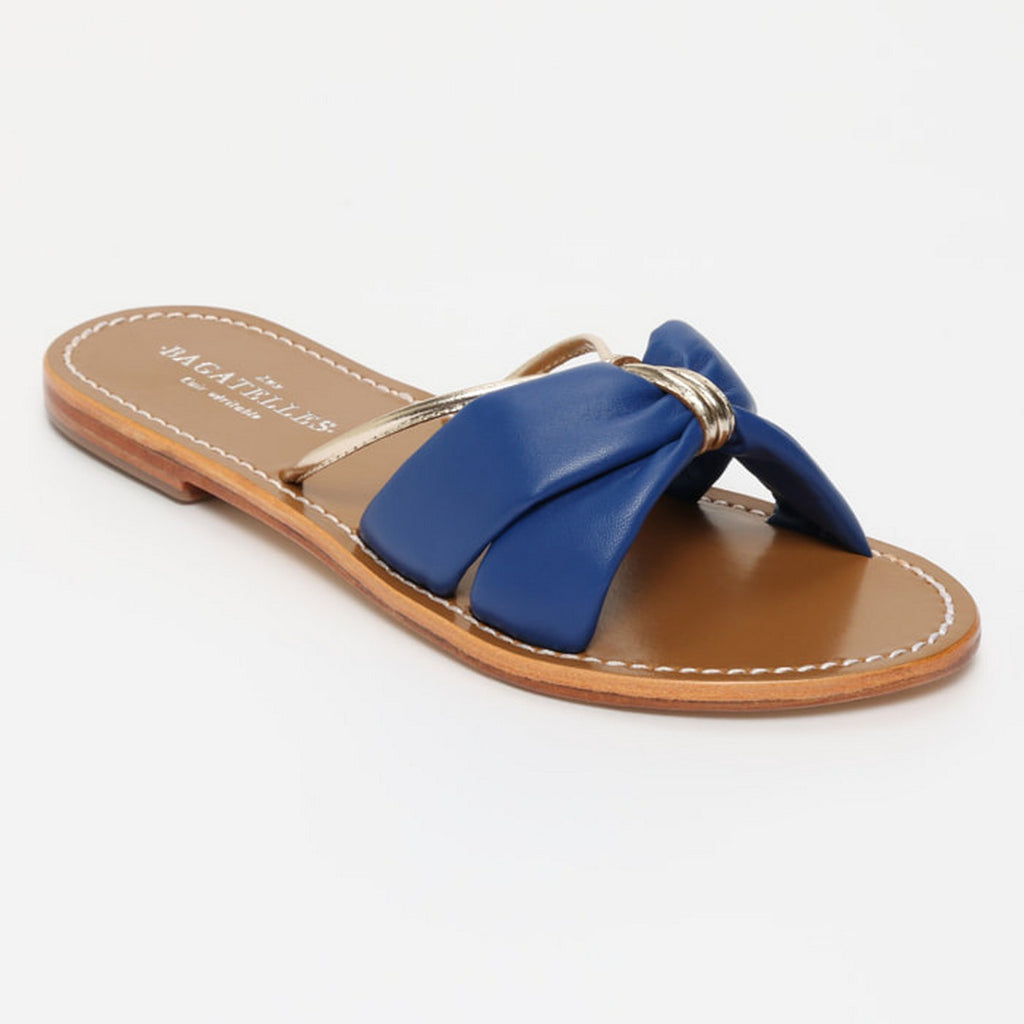Sandales Soralune - Indigo/Gold