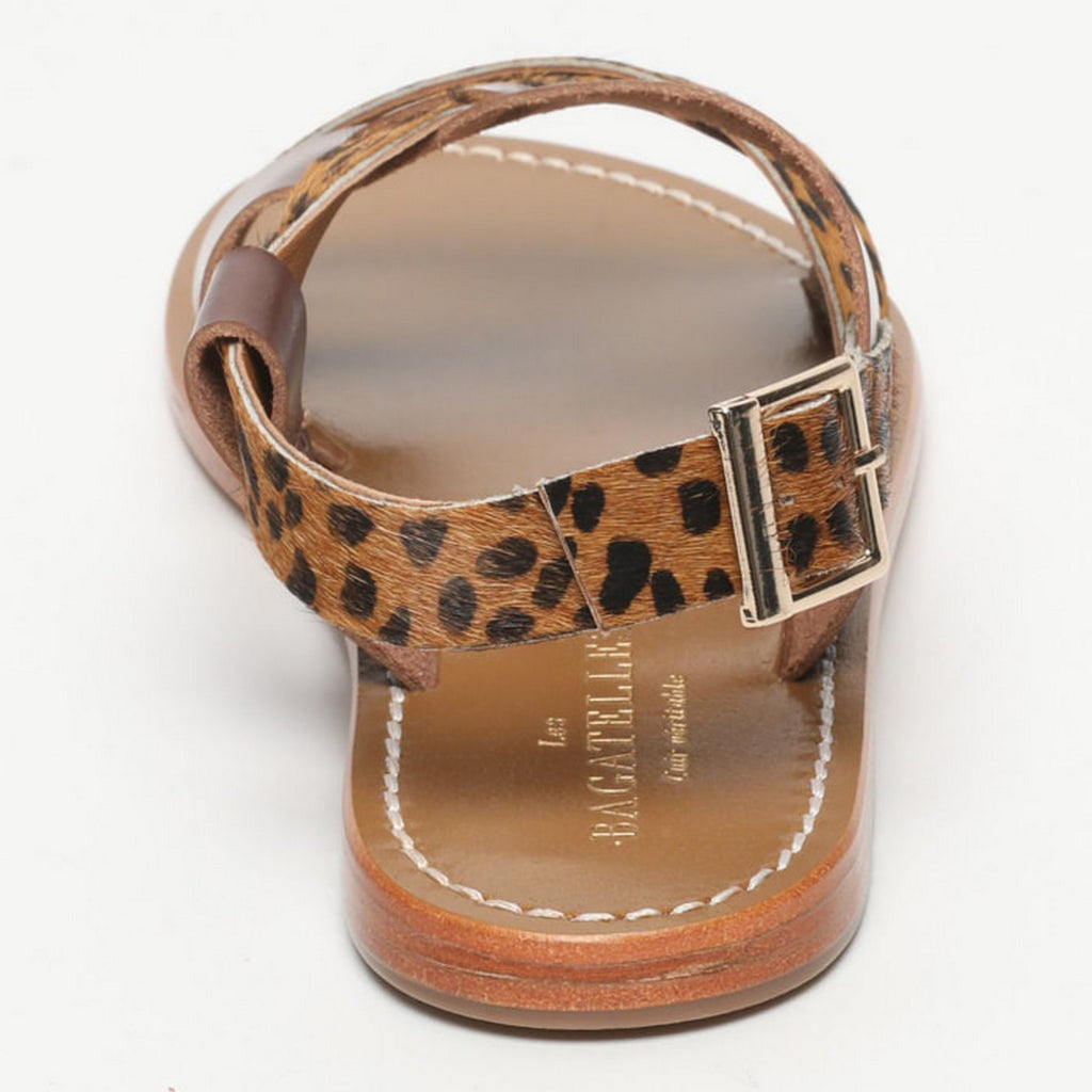 Sandales Zyrelia - Brown Leopard/Chocolat