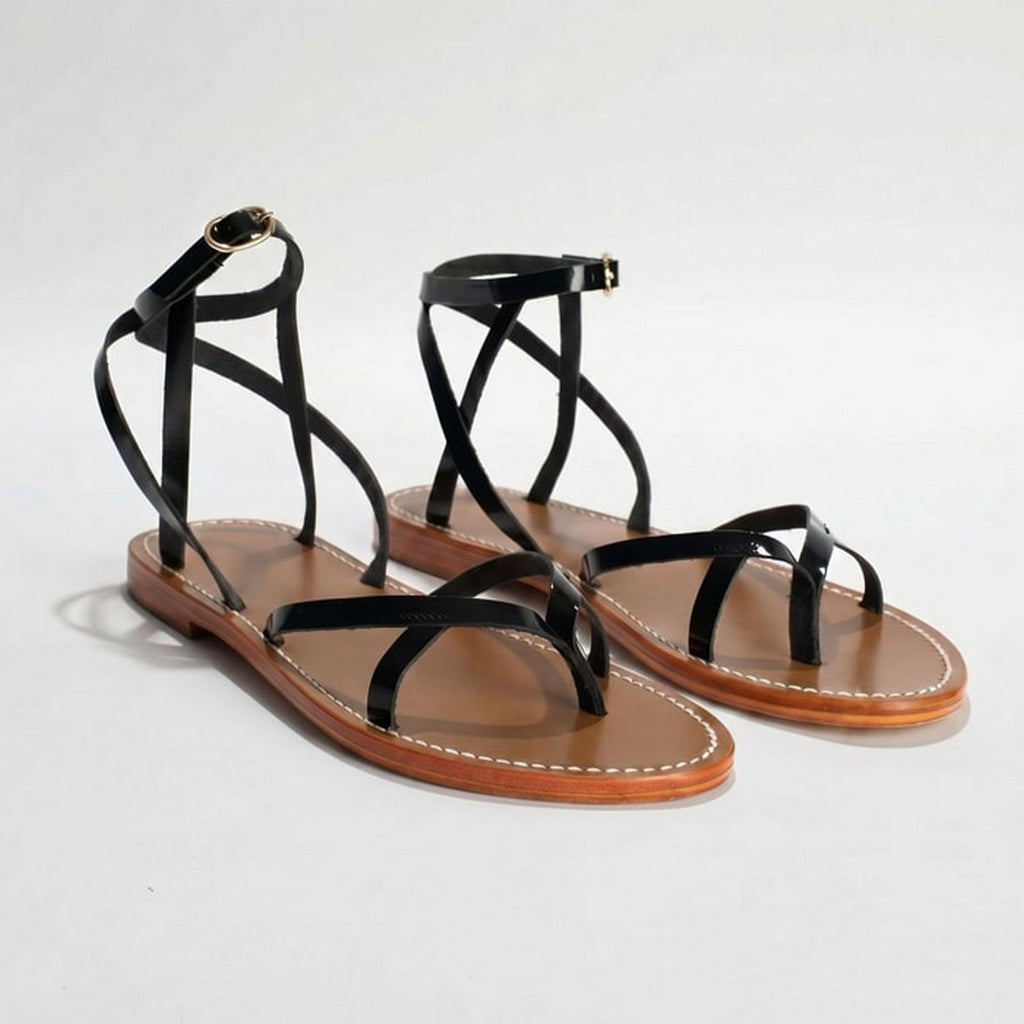 Sandales Cefalu - Black Patent