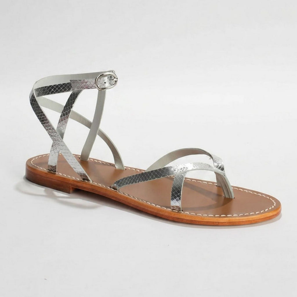 Sandalias Cefalu - Silver Snake