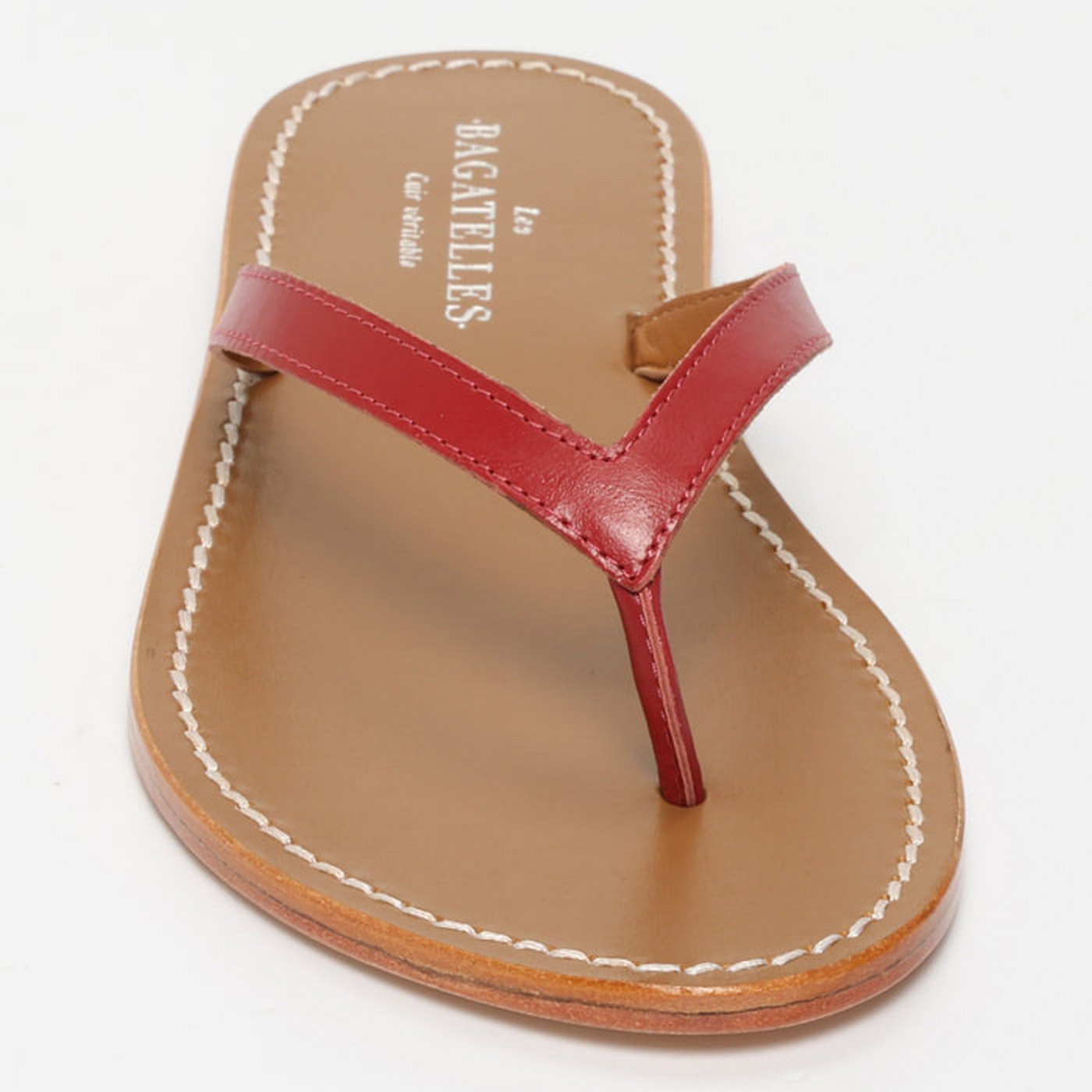Pedrita Sandals - Dark Ruby