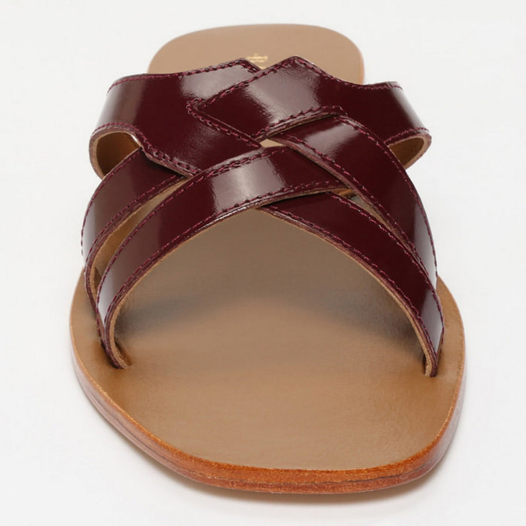 Sandalias Pomona - Blackberry Patent