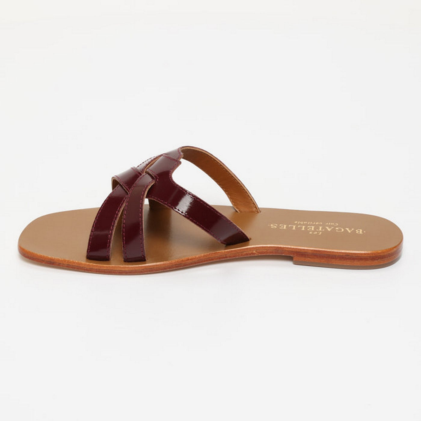 Sandalias Pomona - Blackberry Patent