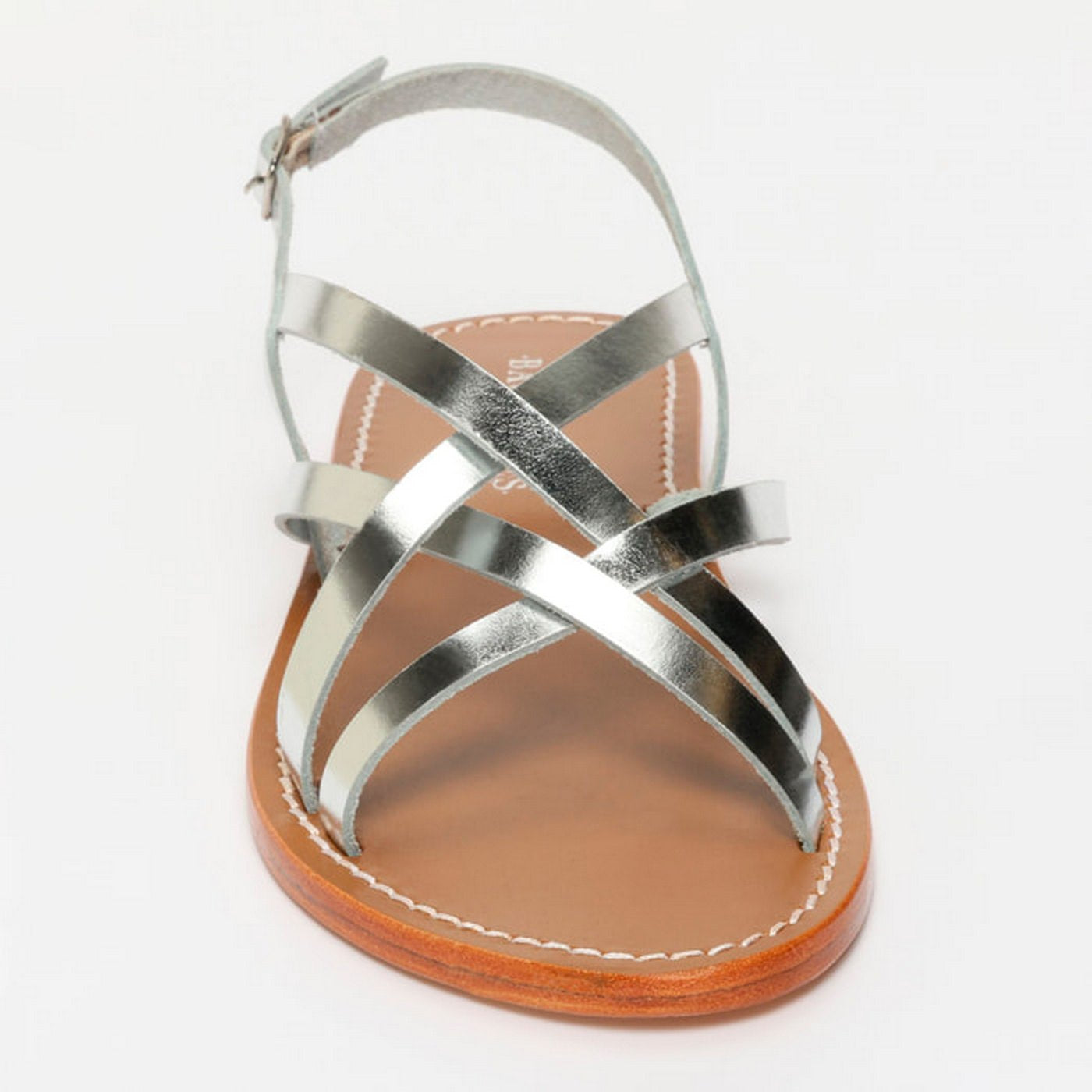 Athena Sandals - Silver Nappa