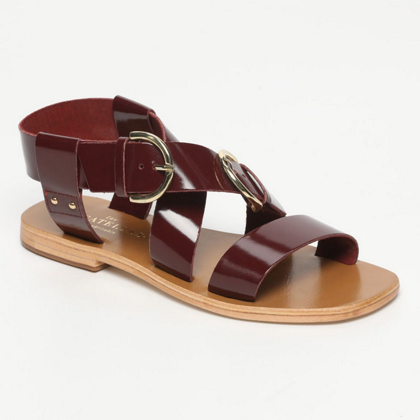 Sandales Abhayd - Black Berry Patent