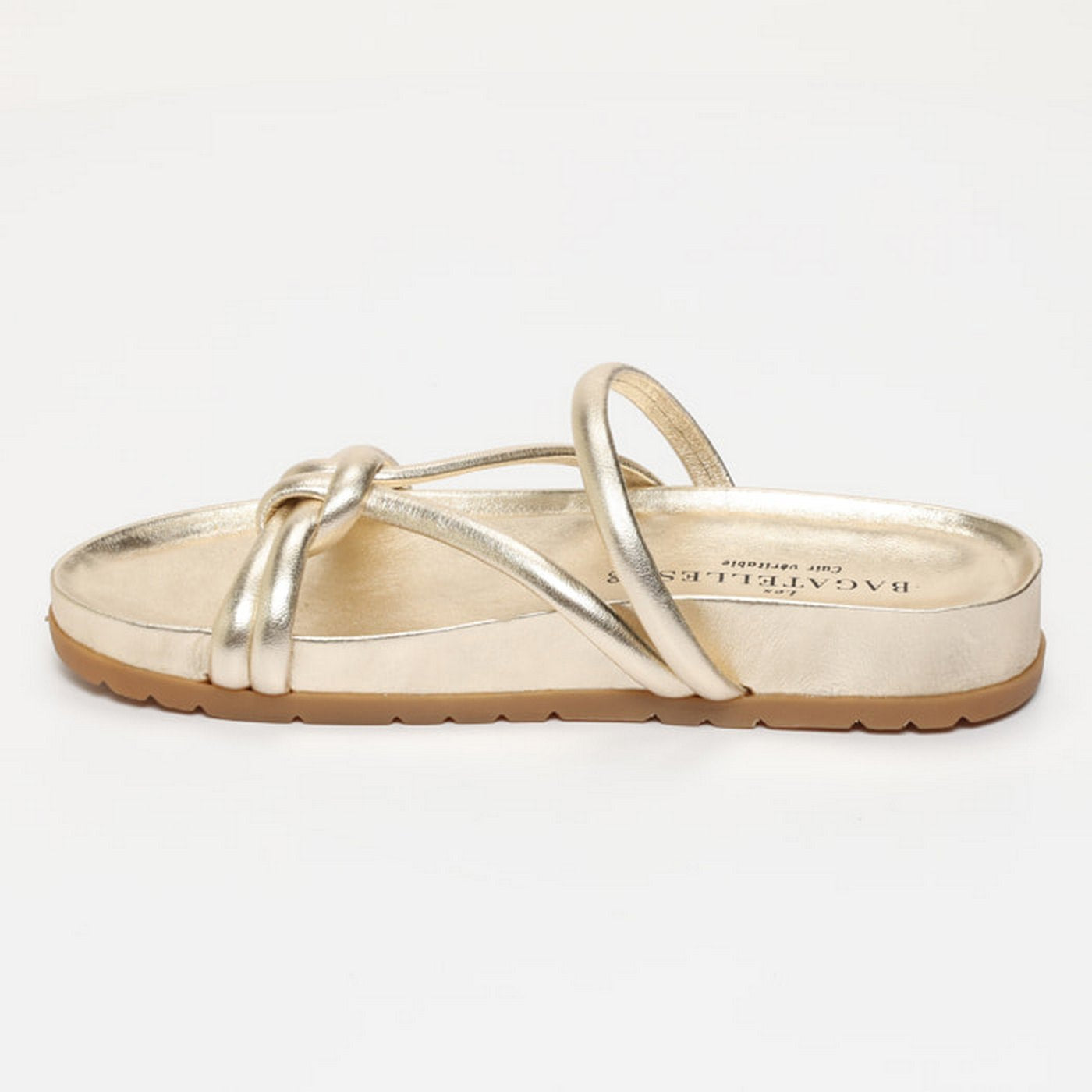 Abhirami Sandals - Gold