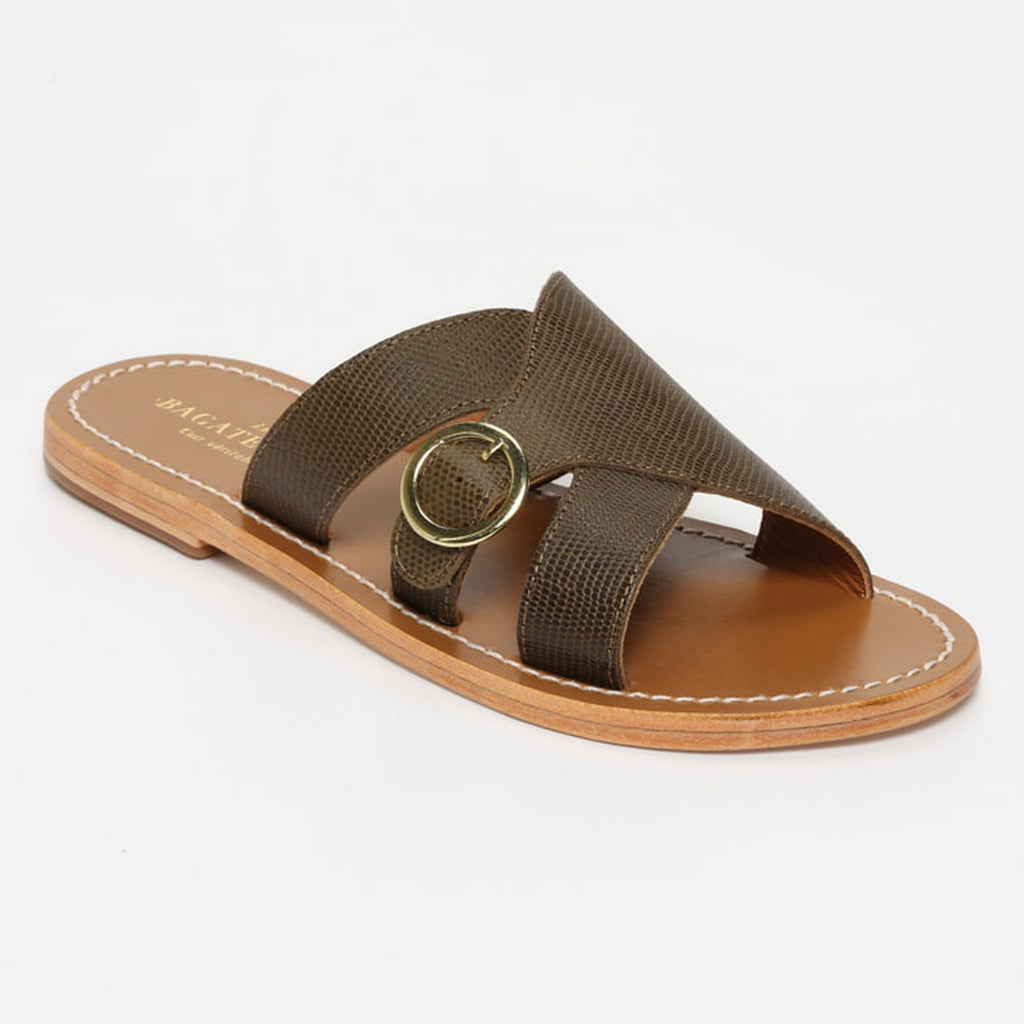 Sandalias Coni - Kaki Lizard