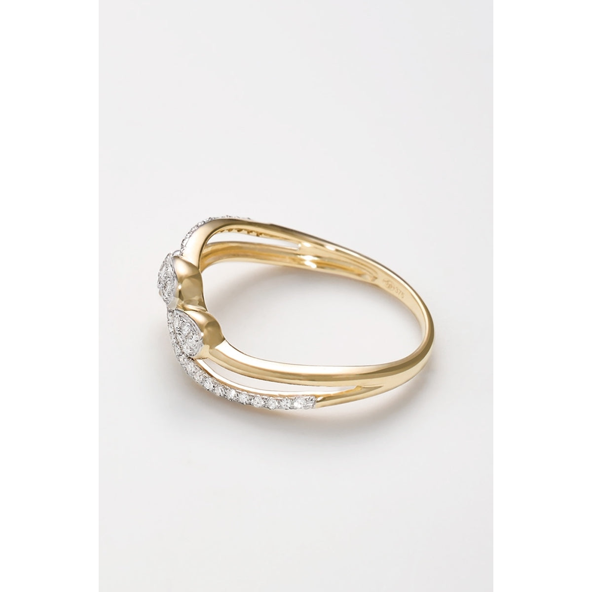 Anillo "Alexia" D0.12/42 - Oro amarillo 375/1000