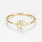 Anillo “Arbolito de la Vida” – Oro Amarillo