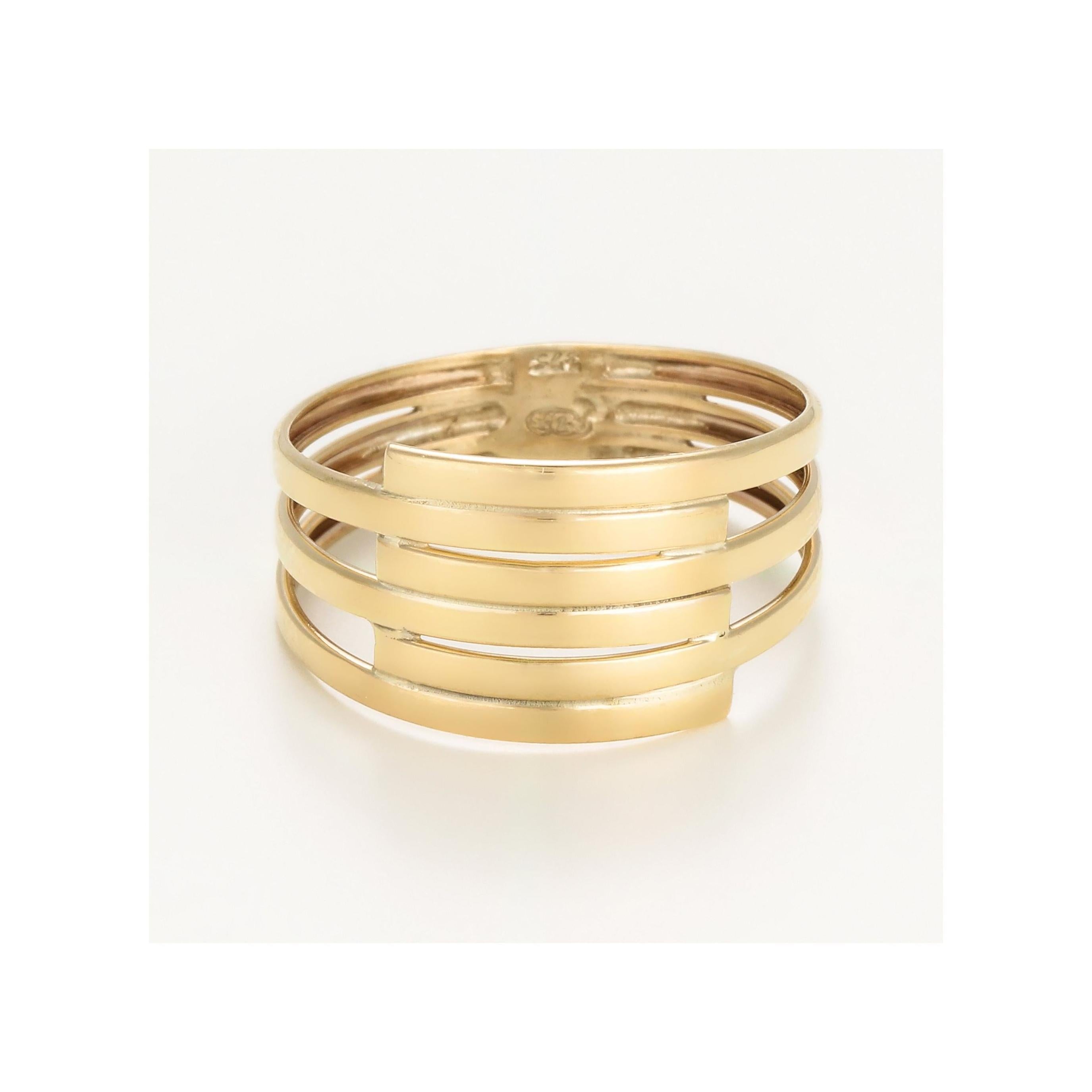 Anillo “Fabio” Oro amarillo 375/1000