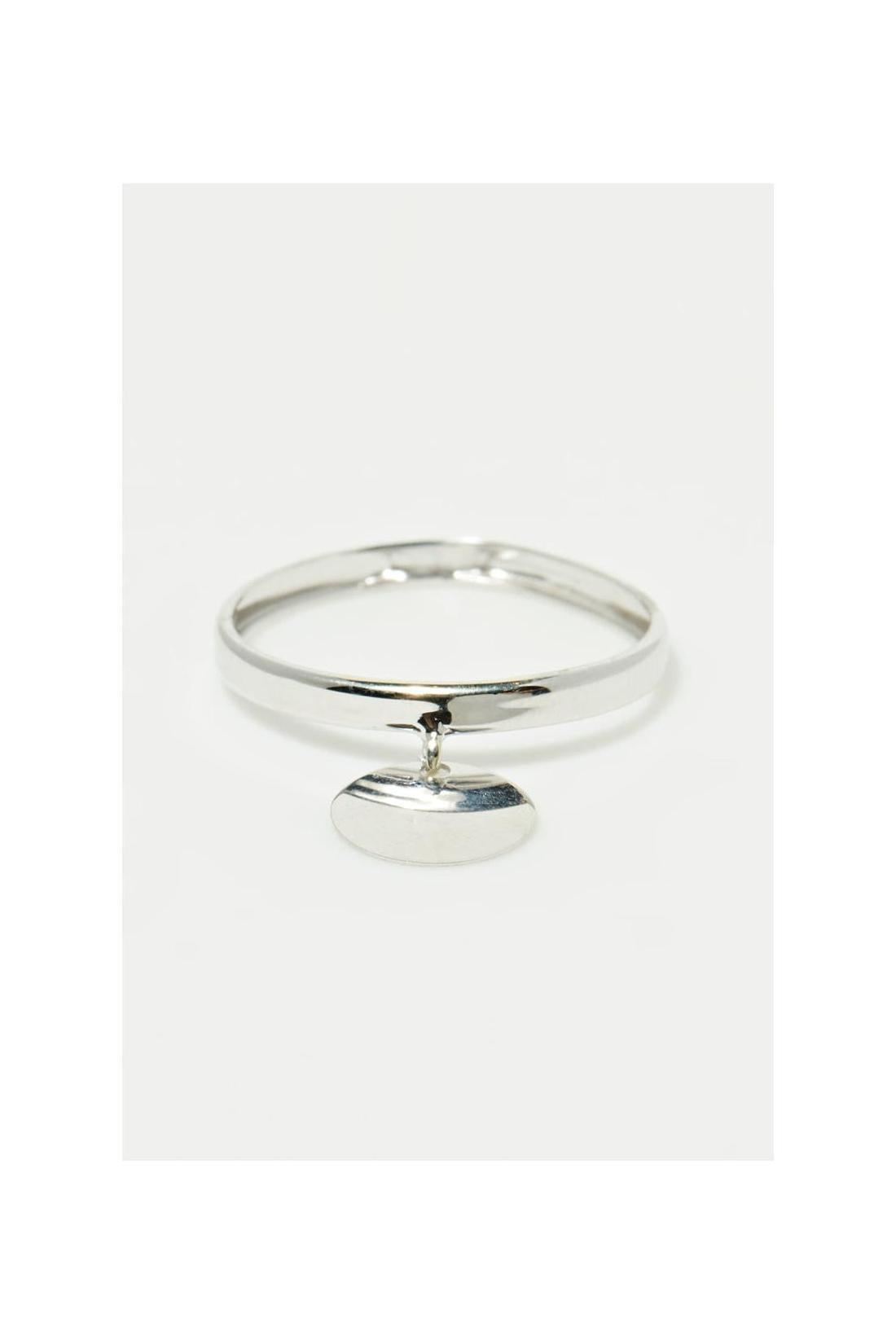 Anillo “Medallón” de Oro Blanco 375/1000