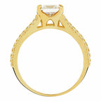 Anillo "La Merveilleuse" - Oro Amarillo 375/1000 Y Circonio