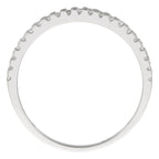 Sortija “Délicatesse” Oro blanco 375/1000 y Circonio