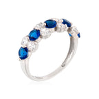 Bague "Océan" Or Blanc 375/1000