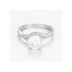 Anillo “Tourbillon” Oro blanco 375/1000 y Circonio