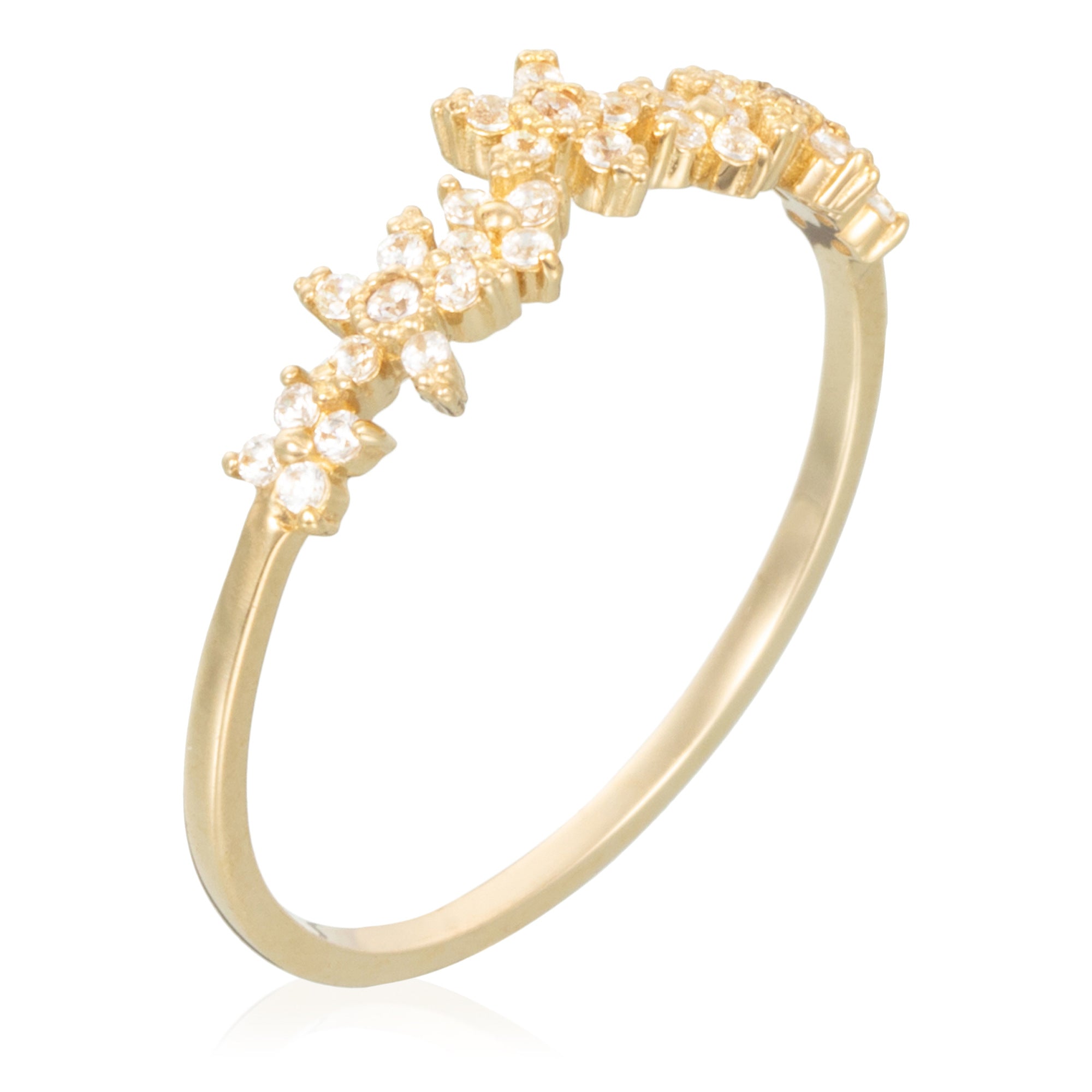 “Cocktail” Ring 375/1000 Yellow Gold