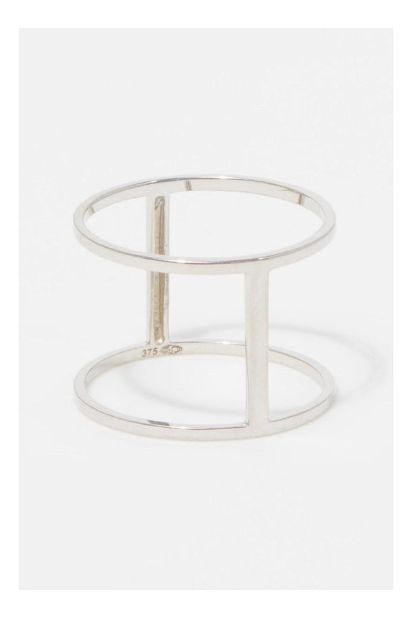 Anillo “Pretty Golden Cage” Oro blanco 375/1000