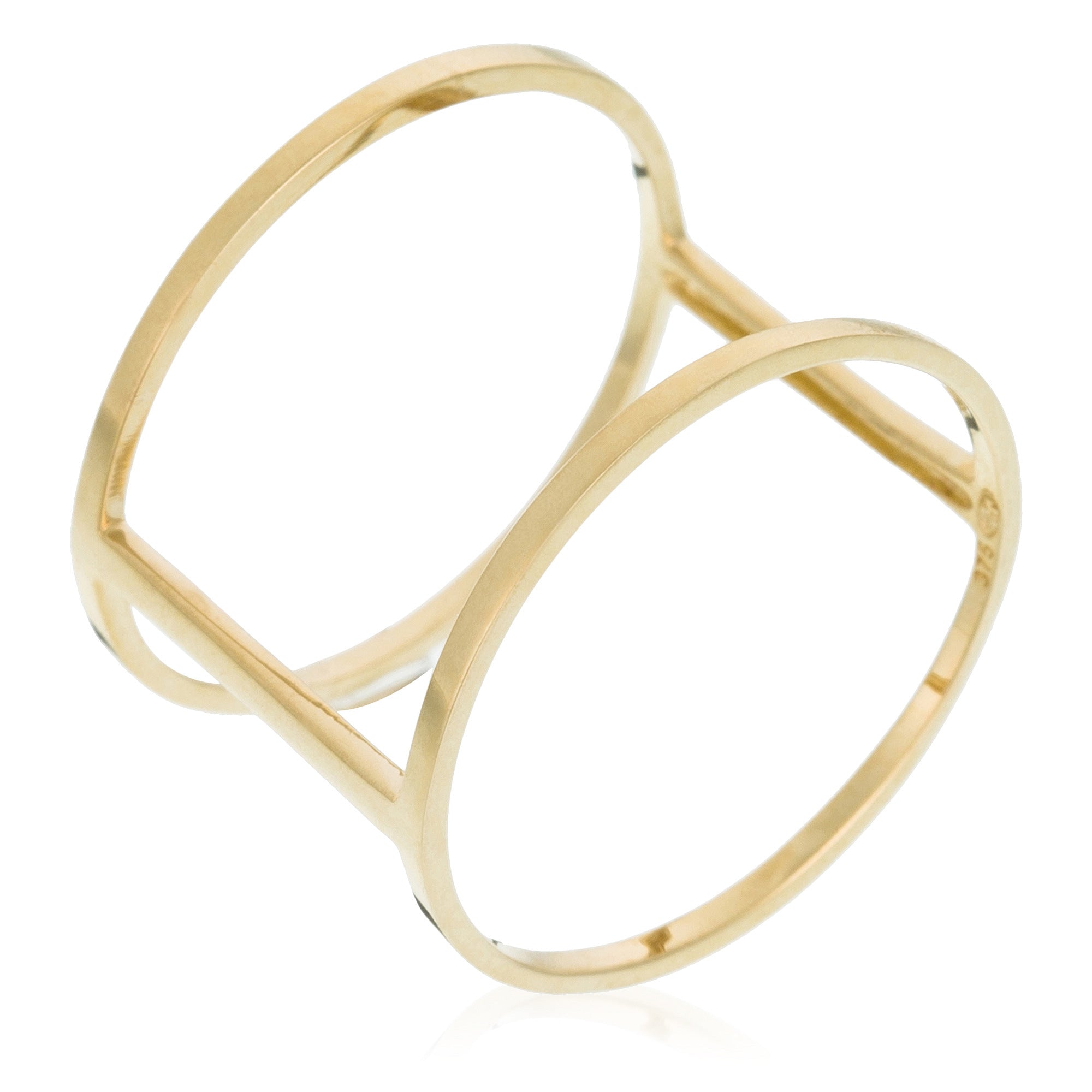 Anillo "Bonita jaula dorada" de oro amarillo 375/1000