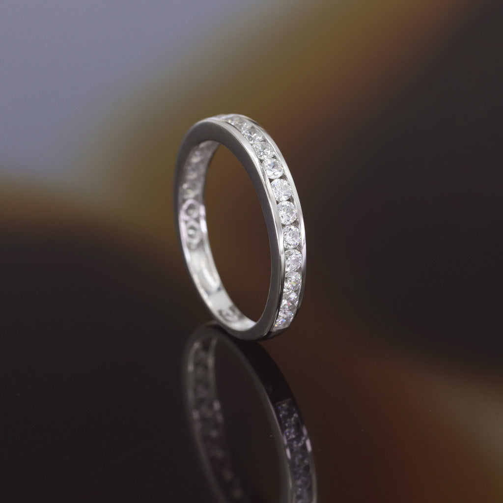 Anillo “Compromiso” Oro blanco 375/1000