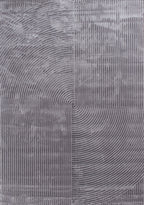 Geometric pattern rug in gray relief pile: BIA159GRI BIANCA
