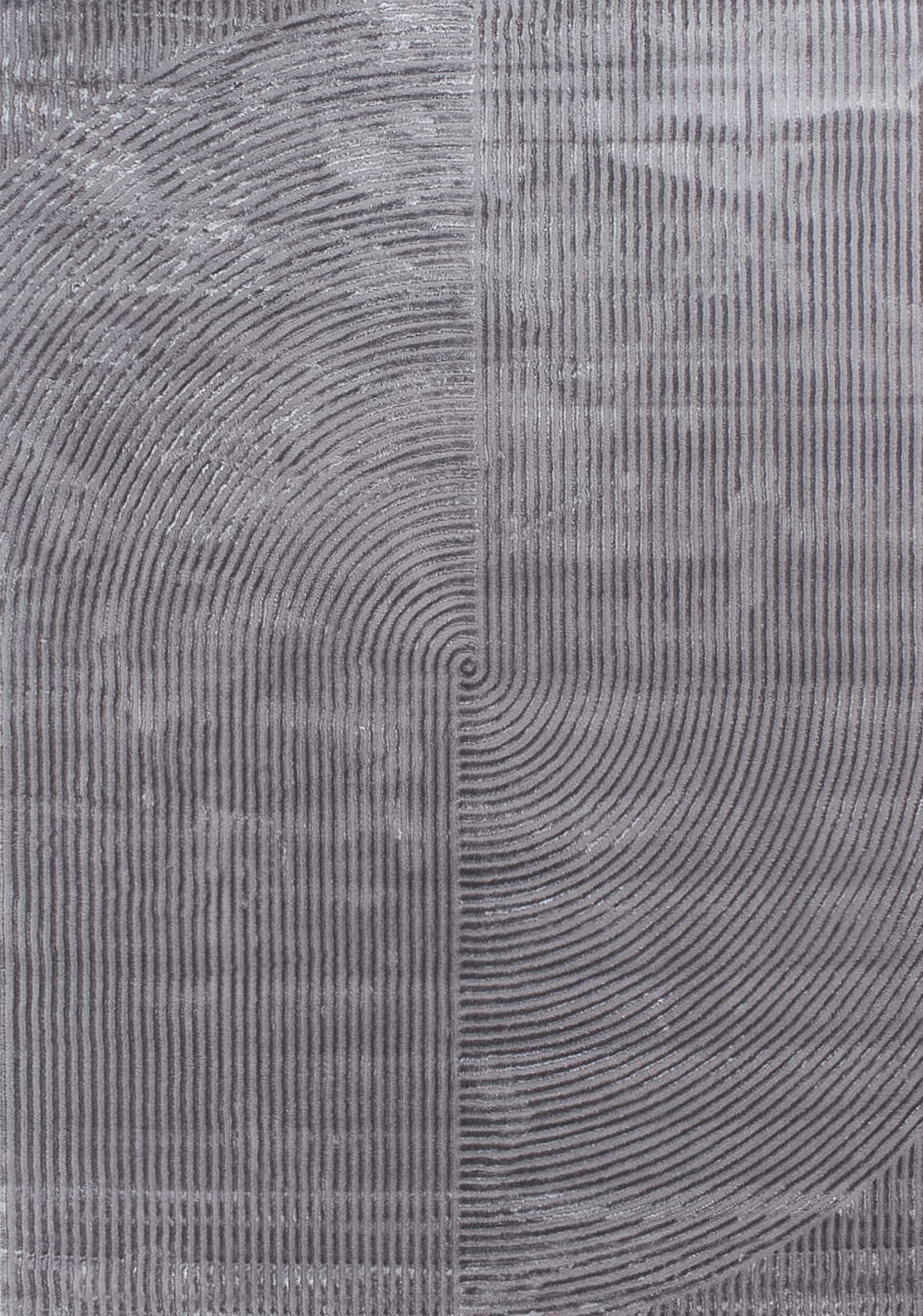 Geometric pattern rug in gray relief pile: BIA159GRI BIANCA