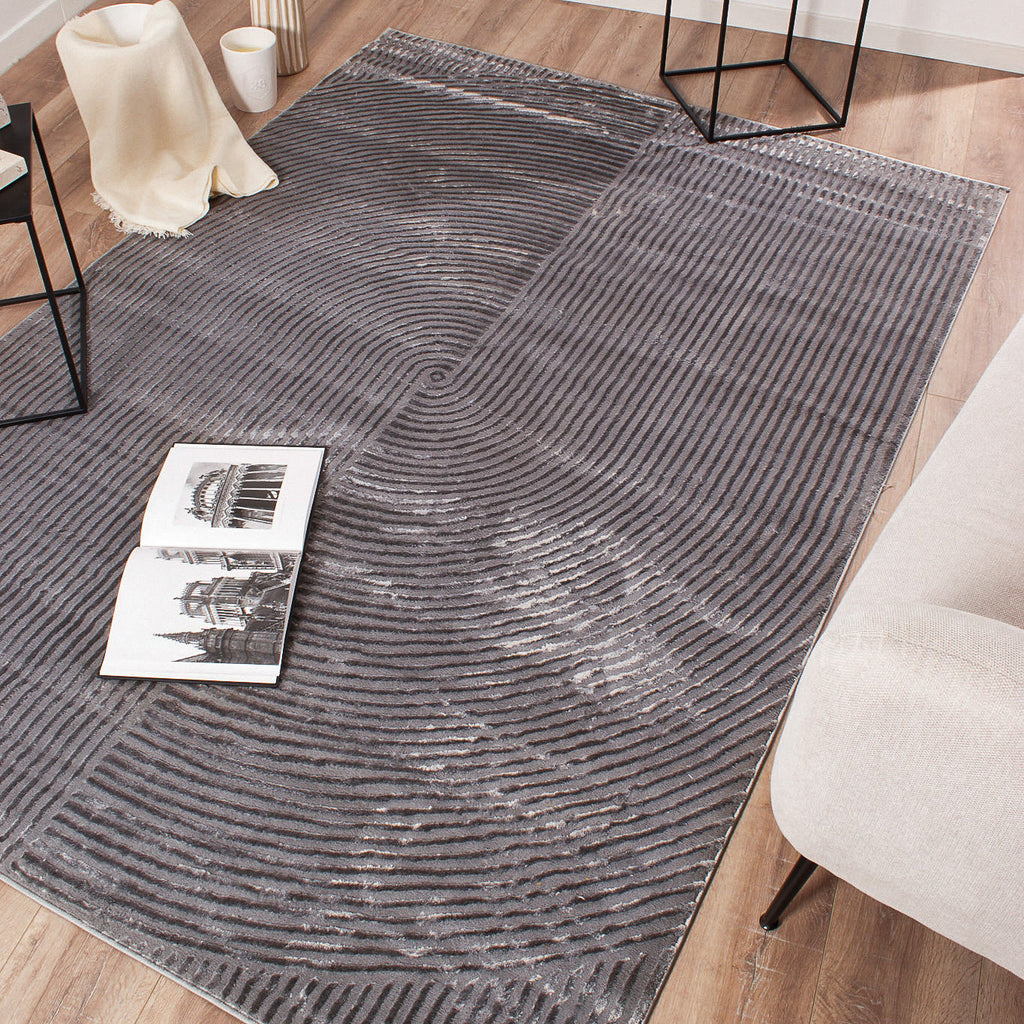 Bianca - Modern gray relief rug - BIA159GRI BIANCA