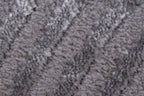 Geometric pattern rug in gray relief pile: BIA159GRI BIANCA