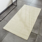 Tapis motif en relief crème : BIA163CRE BIANCA