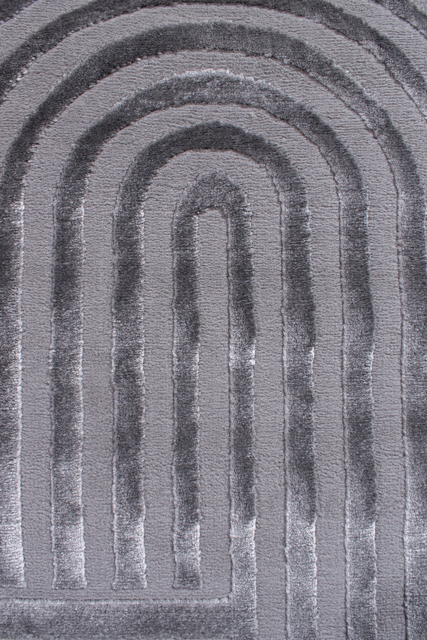 Gray relief pattern rug: BIA163GRI BIANCA