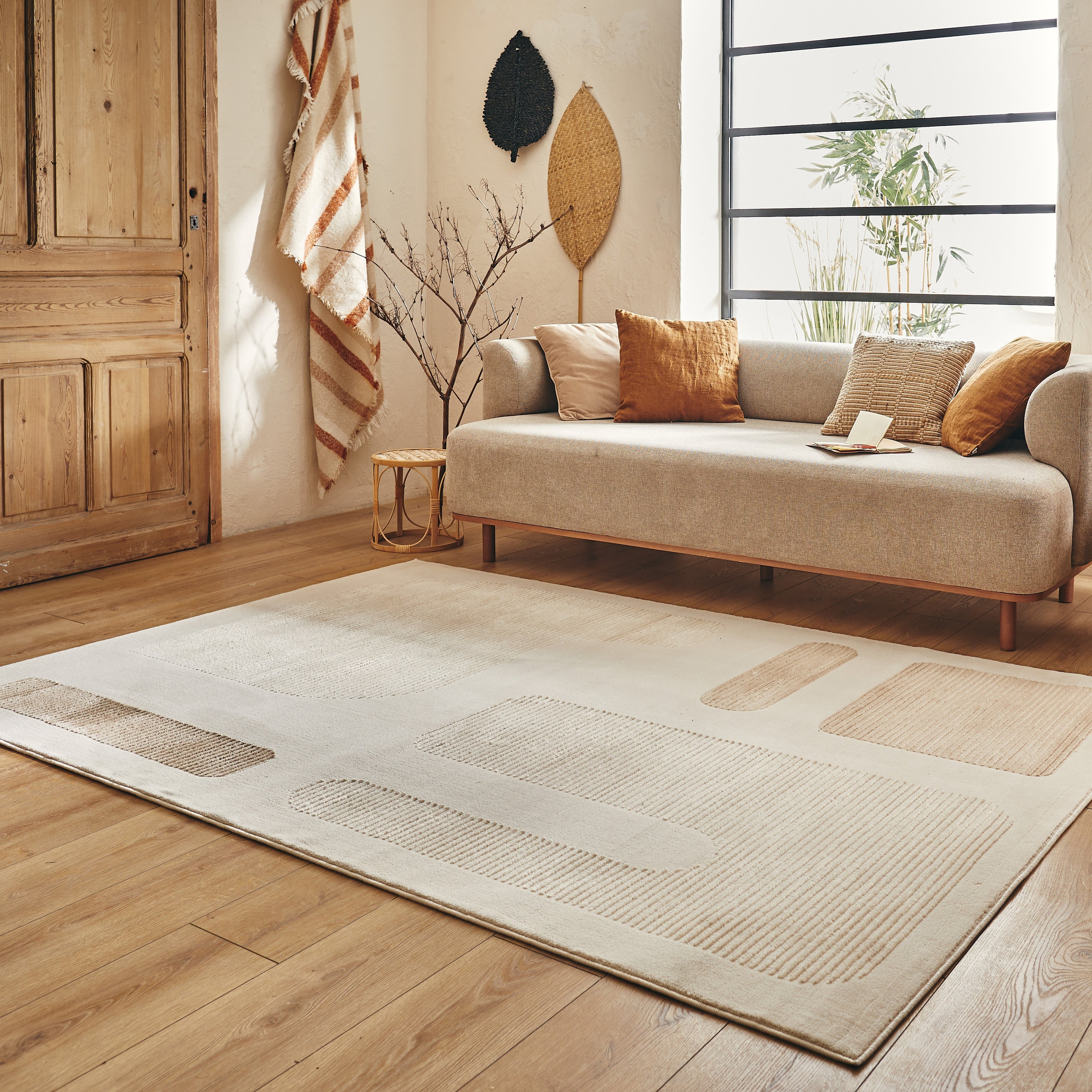 BIANCA - Tapis moderne crème - BIA171CRE BIANCA