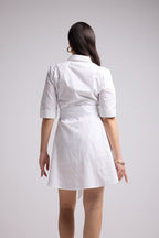 Robe Courte - Biba Court Uni - Blanc