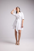 Robe Courte - Biba Court Uni - Blanc