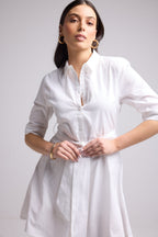 Robe Courte - Biba Court Uni - Blanc