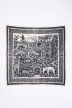 Grand Bandana Grande Serre - Noir - Femme