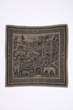 Grand Bandana Grande Serre - Khaki Chine - Femme