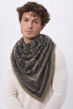 Grand Bandana Grande Serre - Khaki Chine - Homme