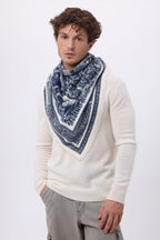 Bandana grande Grande Serre - Azul marino - Hombre