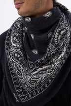 Bandana grande Presley - Negro Blanco - Hombre