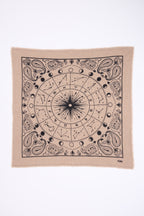 Bandana grande Zodiac - Beige crema - Mujer