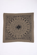 Bandana grande Zodiac - Caqui jaspeado - Hombre