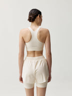 Short Bikila - Tiza Blanca - Mujer