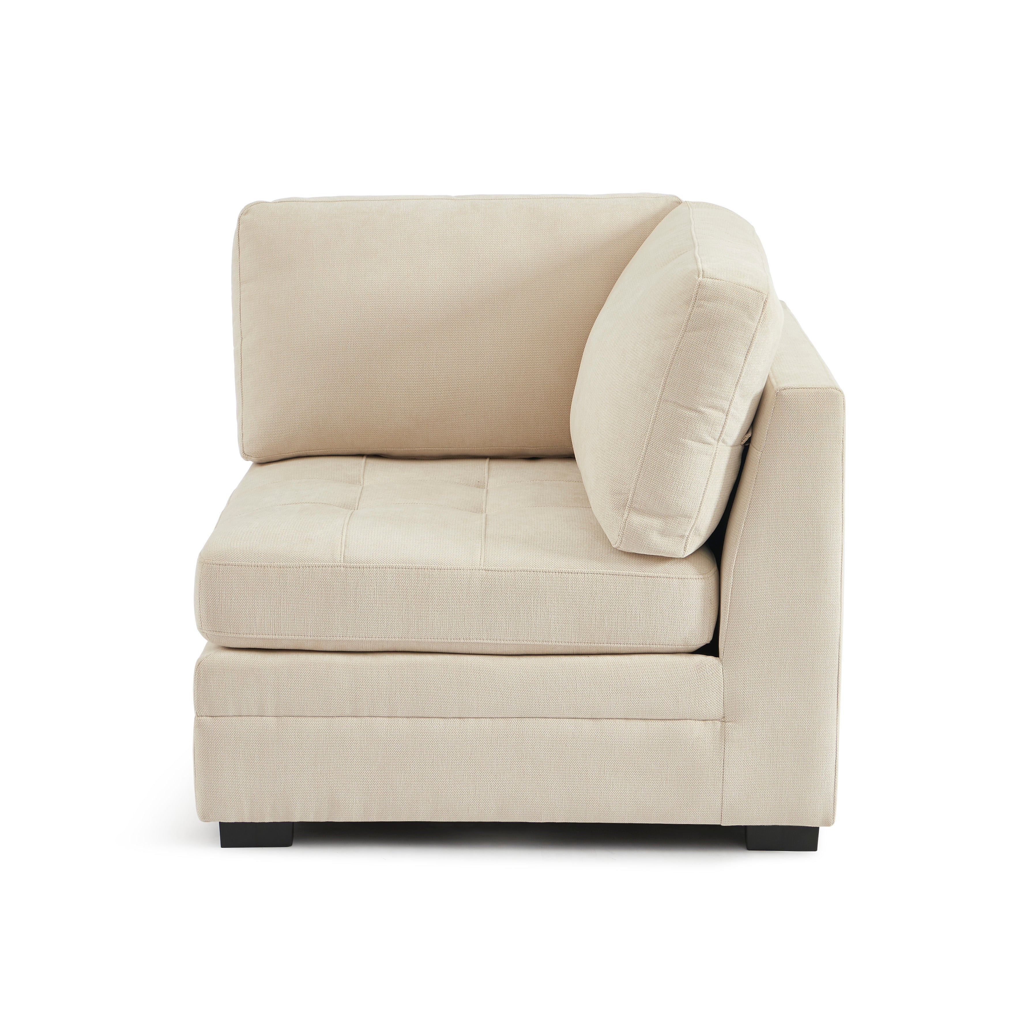 Billie - Sillón Rinconero - Tejido Chenilla - Beige